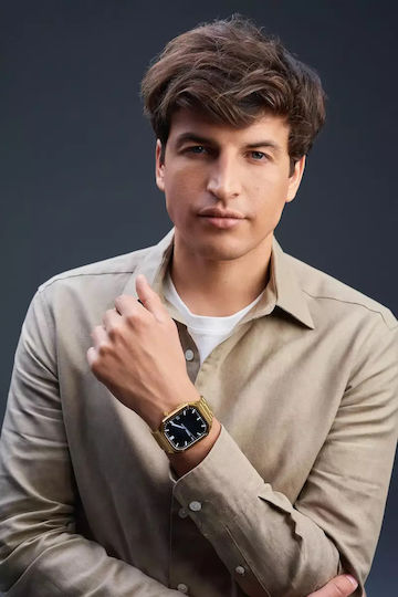 MaxCom FW65 Iron S 55mm Smartwatch with Heart Rate Monitor (Gold)