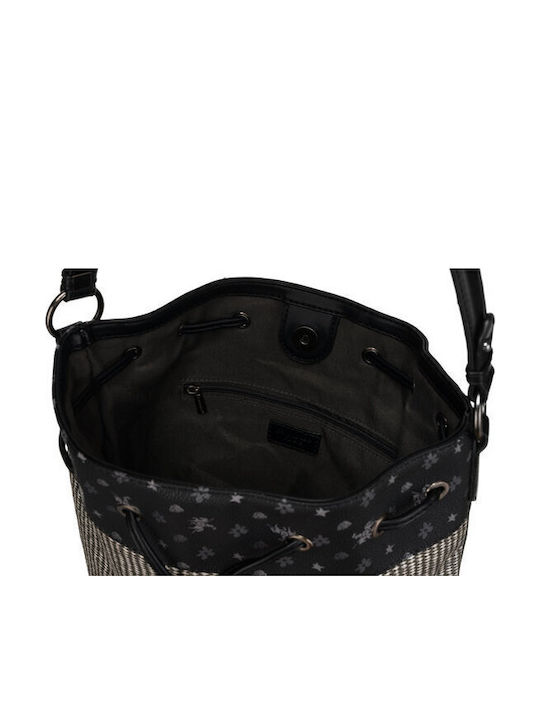 Damentasche Schultertasche Schwarz