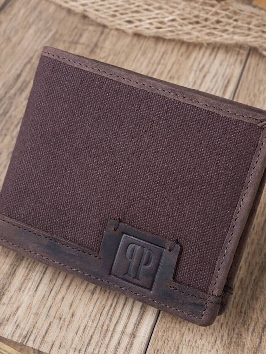 Leder Herren Geldbörse Set mit RFID Braun