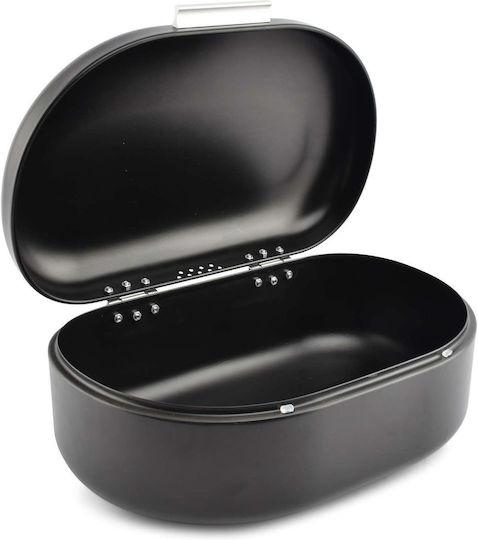 S&P Brotkasten mit Deckel Schwarz 33.5x21x14.5cm