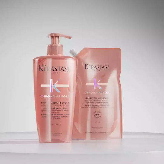 Kérastase Chroma Absolu Bain Chroma Respect Moisturizing Shampoo Colored Hair Capacity Ml 500