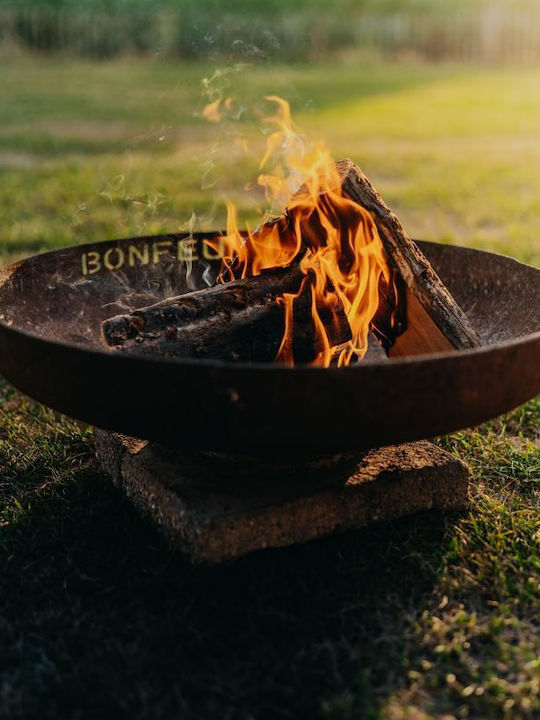 Bonfeu Bonbowl 100 Focar În aer liber din metal Gri 100x100x25cm