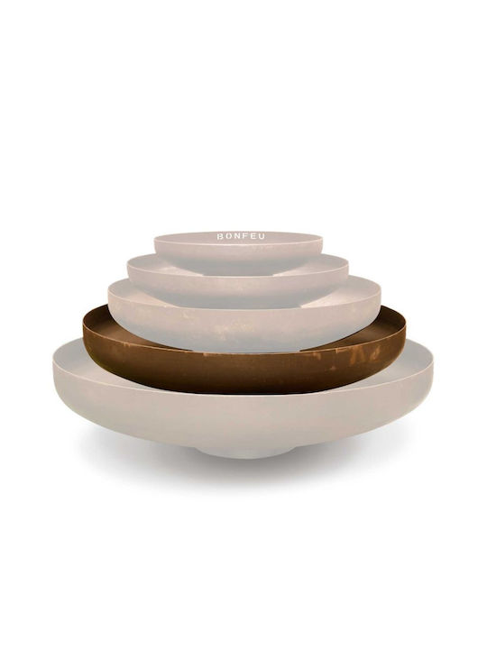 Bonfeu Bonbowl 100 Focar În aer liber din metal Gri 100x100x25cm