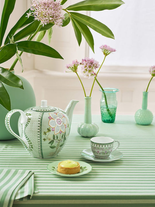 PiP Studio Lily & Lotus Tasse Espresso aus Porzellan Mehrfarbig 120ml