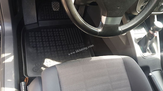 Carro 233132 Λαστιχένια Πατάκια Σκαφάκι Vw Golf 5 6 Vw Jetta Seat Leon Toledo 2004-2012 Vw Scirocco Skoda Octavia 2 2004-2013 4 Τεμάχια