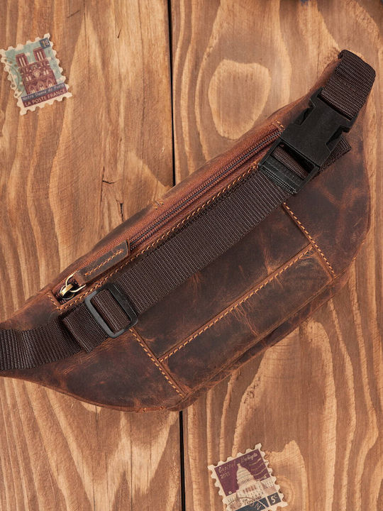 Herren Bum Bag Taille Braun