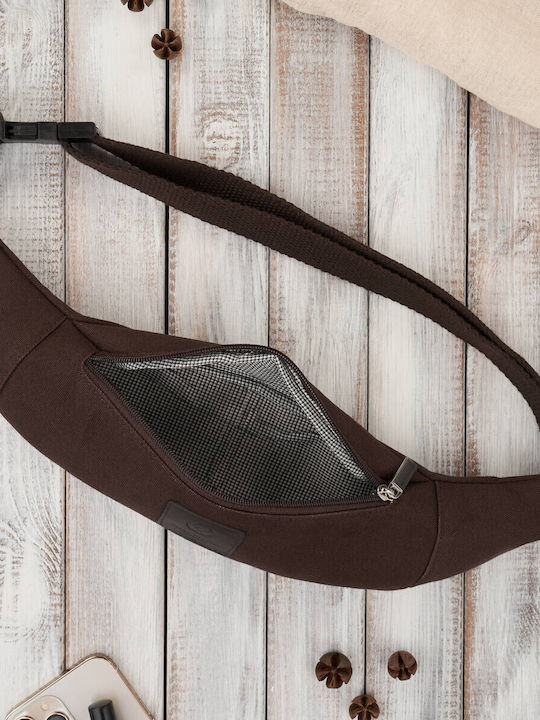 Herren Bum Bag Taille Braun