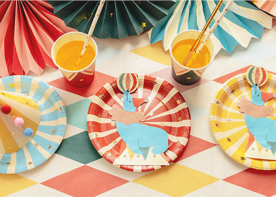 PartyDeco Plate for Party 6pcs
