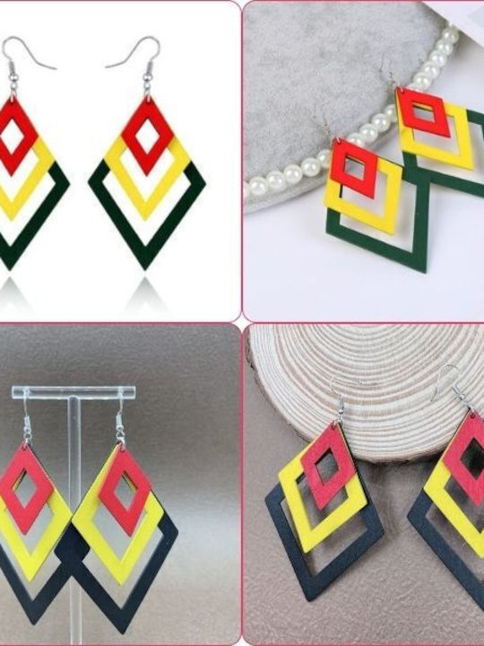 Set Ohrringe mit Diamant