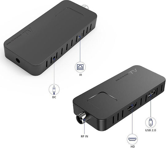 Επίγειος Δέκτης Tv Dvb Stick T2 H.265 1124.060