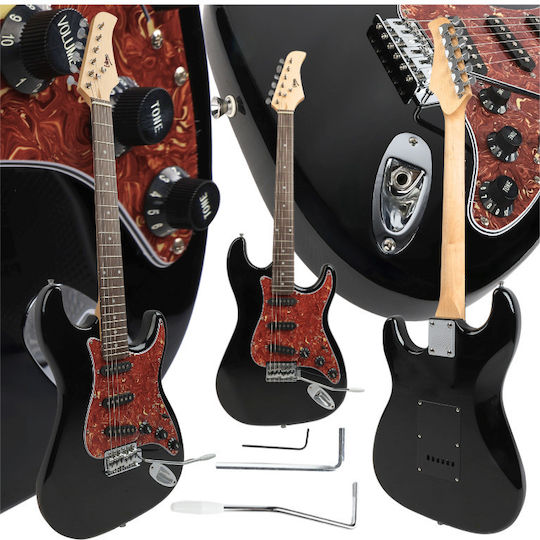 V-tone Elektrische Gitarre Stratocaster mit SSS Tonabnehmerkonfiguration