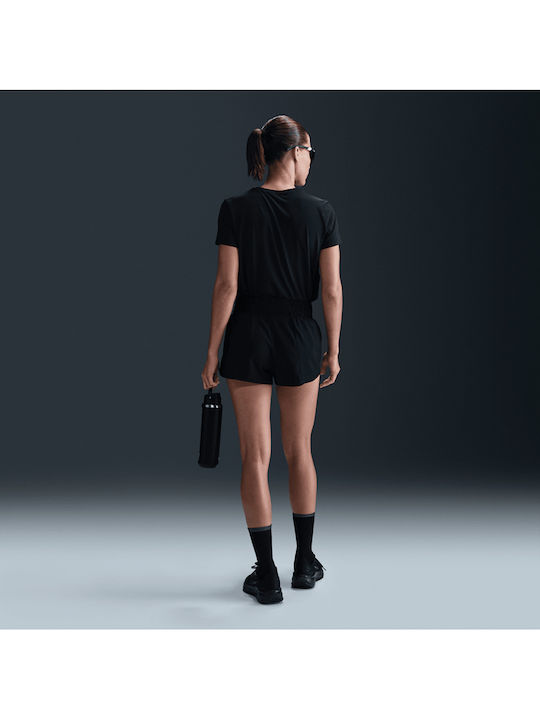 One Γυναικείο Αθλητικό Σορτς Dri-Fit μαύρο