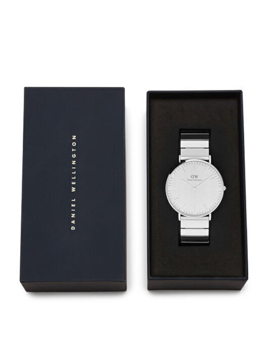 Daniel Wellington Ρολόι Μπαταρίας με Μεταλλικό Μπρασελέ