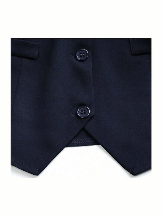 Damen Weste Dunkelblau A01028