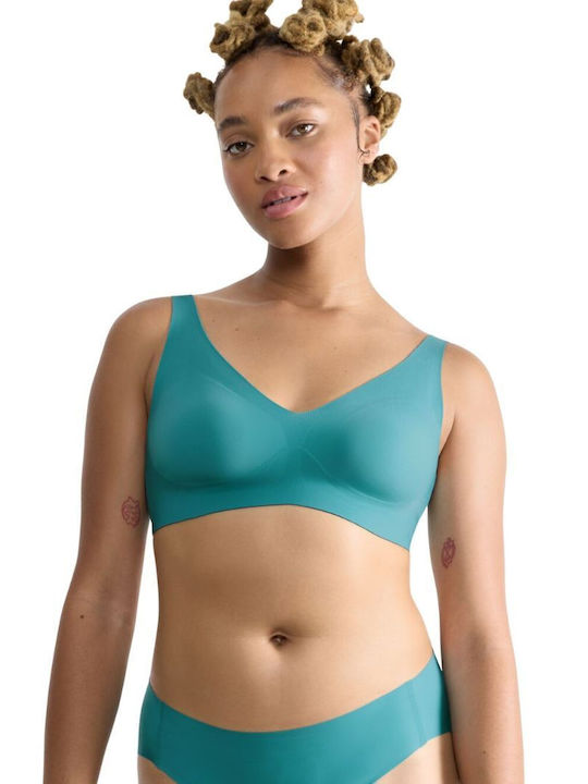 Women's Bra with Light Padding Turquoise