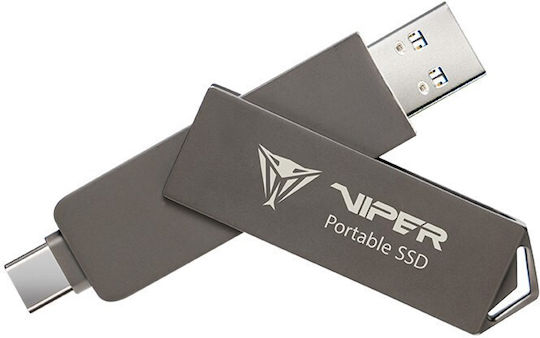 Patriot Pvp30 Duo Compact 1TB USB 3.2 SSD Stick με σύνδεση USB-A & USB-C Μαύρο