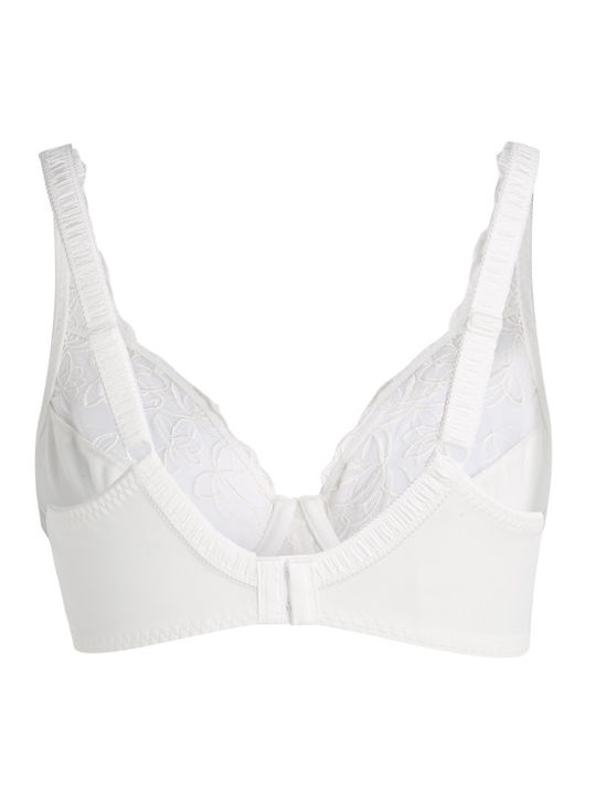 Diva Off White Сутиен без подложка с Банели