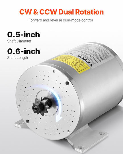 Vevor Mikroelektronischer Motor Treiber DC 48V 4500Umdrehungen pro Minute (ZLWSDJTJ18009JWVIV9)