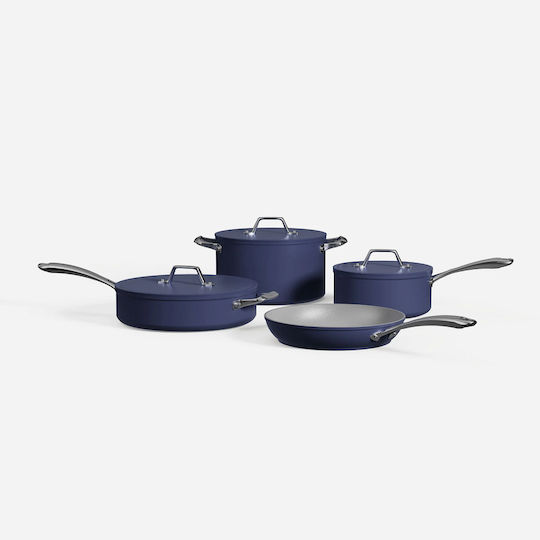 Ciarra Beyond Cookware Set De Vase De Gătit Din Aluminiu Cu Acoperire Interioară Ceramică 4 Piese