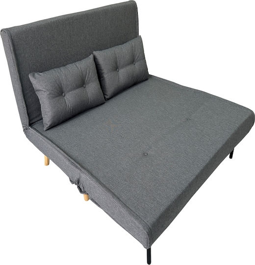 Sara Doppelsitzer Sofa Bett Grau 134x80x32cm