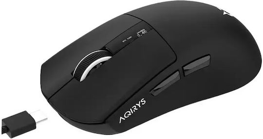 Aqirys Zephyr Drahtlos Gaming Gaming Maus 26000 DPI Schwarz