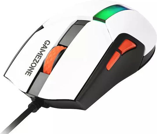 Tracer Gamezone RGB Gaming Ποντίκι 12000 DPI Λευκό