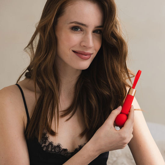 Beautifly Rubyglow Sphere Mini Vibrator De Masaj 10.7cm Roșu