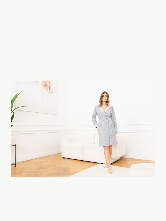 Italian Fashion Ρόμπα Εγκυμοσύνης Γκρι