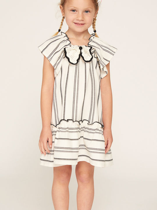 Rochie pentru Copii Cu dungi White