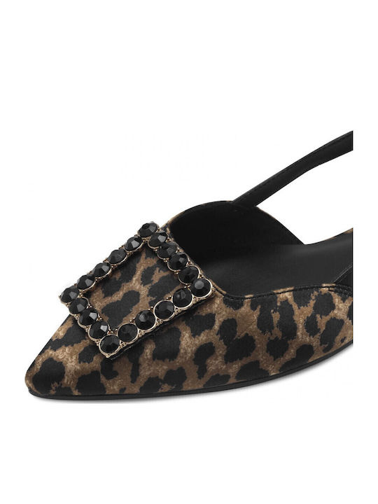 Leopard Ballerinas Brown