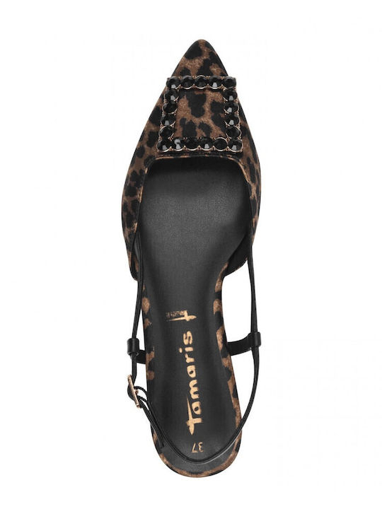 Leopard Ballerinas Brown