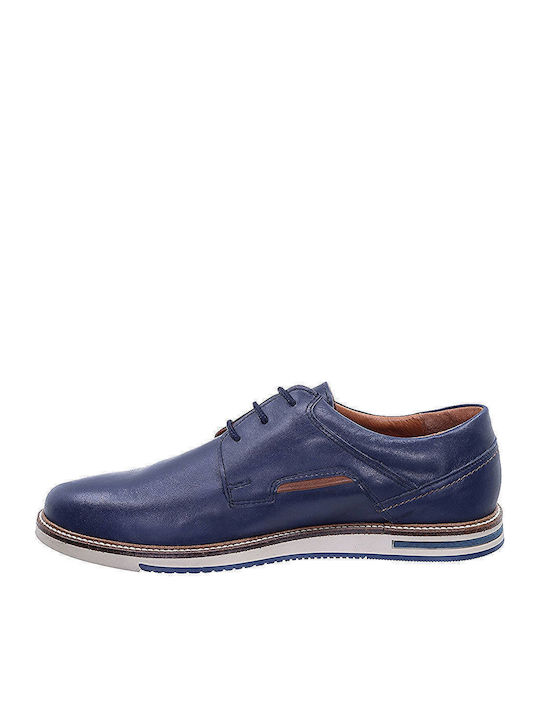 6244 Men's Anatomic Leather Casual Shoes Blue