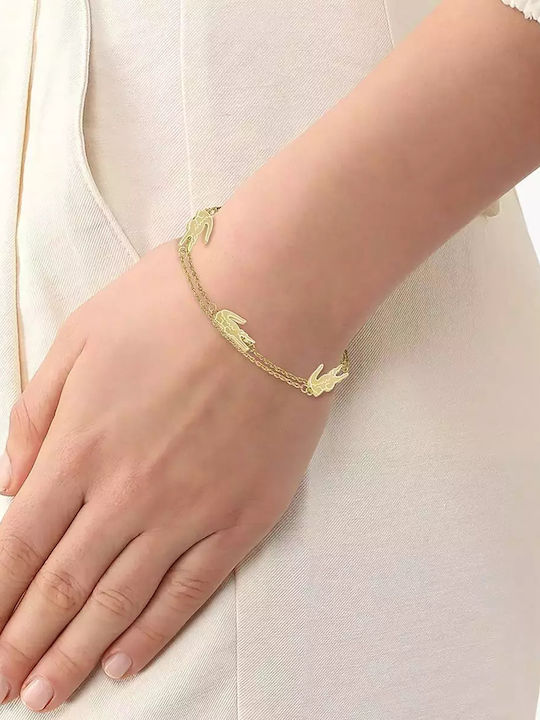 Lacoste Bracelet made of Steel Gold Plated