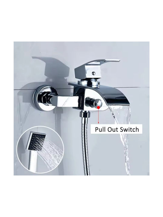 Naron Mixing Bathtub Shower Faucet Complete Set Bronze