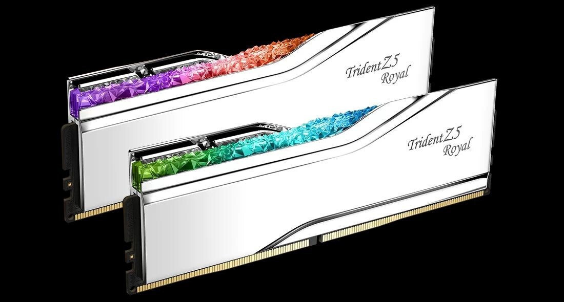 G.Skill Trident Z5 Royal DDR5 64GB RAM με 2x32GB Modules και Ταχύτητα 6000 για Desktop