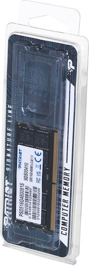 Patriot Signature DDR5 με Module 1x16GB και Ταχύτητα 4800 για Laptop