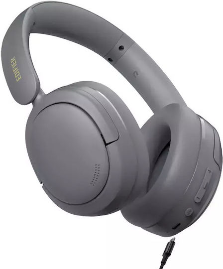 Edifier W800BT SE Kabellos / Kabelgebunden Über Ohr Kopfhörer mit 45 Stunden Betriebszeit und Quick Charge Gray