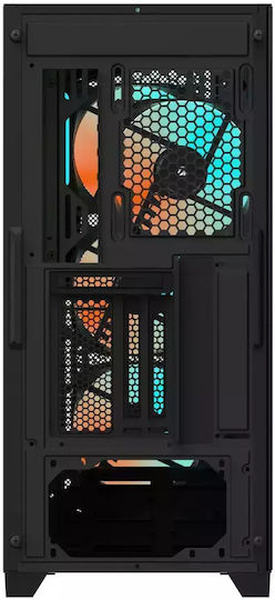 Gigabyte C301 Glass Gaming Midi Tower Κουτί Υπολογιστή με RGB Φωτισμό Μαύρο