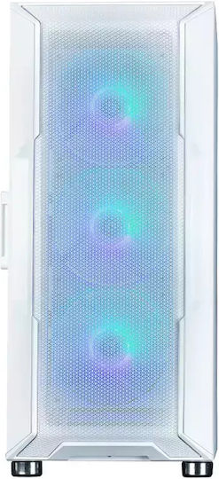 Carcasă computer Zalman I3 Neo Argb White Midi Tower Alb