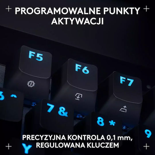 Logitech Pro X TKL Rapid Gaming Keyboard Tenkeyless with Magnetic switches and RGB lighting (English US)