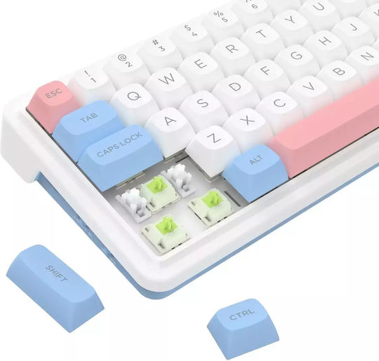 Redragon Ασύρματο Gaming Μηχανικό Πληκτρολόγιο 65% με RGB φωτισμό (Αγγλικό US)