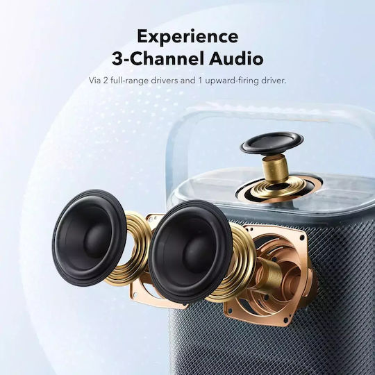 Anker Soundcore Motion X500 Αδιάβροχο Ηχείο Bluetooth 40W με Διάρκεια Μπαταρίας έως 12 ώρες Navy Blue