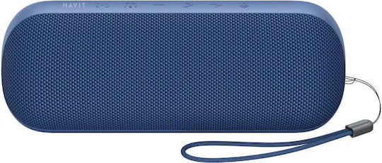 Havit M69 Αδιάβροχο Ηχείο Bluetooth 16W με Διάρκεια Μπαταρίας έως 12 ώρες Μπλε