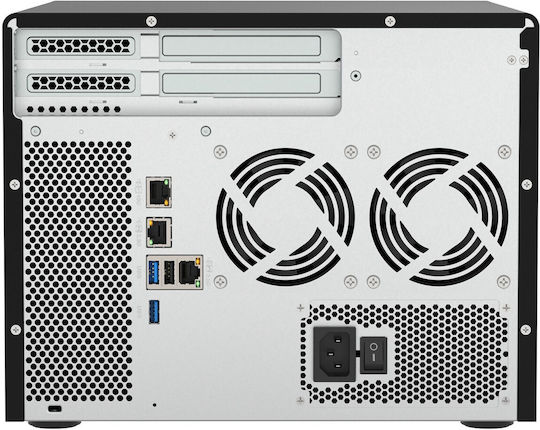 QNap TS-855X-8G NAS με 8 θέσεις για HDD/M.2/SSD και 2 θύρες Ethernet