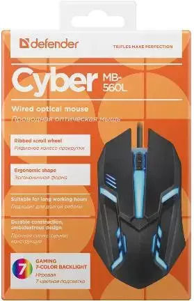 Defender Сyber MB-560L Gaming Ποντίκι Πολύχρωμο