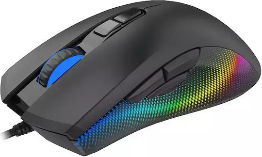 Aqirys RGB Gaming Ποντίκι 12000 DPI Μαύρο