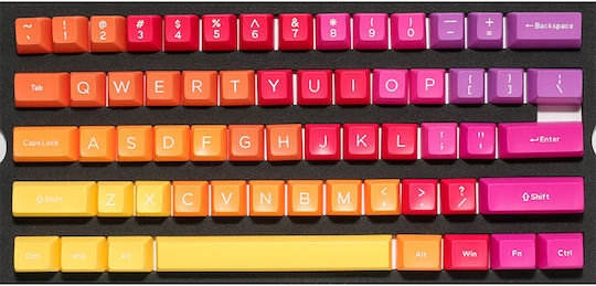 Ducky DKSA108-USADZZWSG Ключодържател Afterglow 108-ключов ABS Двоен Изстрел