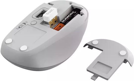 Trust 25454 Ασύρματο Bluetooth Ποντίκι Λευκό