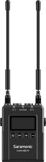 Saramonic UwMic9S Kit 2 (TX+TX+RX) Set Kabelloses Δυναμικό Mikrofon Fliegen, Gürtel Journalistisch