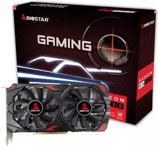 Biostar Radeon RX 580 8GB GDDR5 Gaming 2048sp Κάρτα Γραφικών